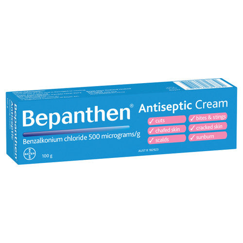Bepanthen Antiseptic Soothing Cream front of carton