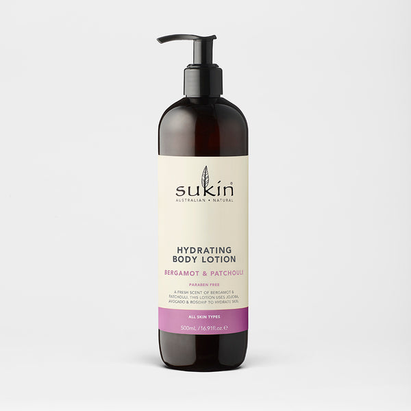 Sukin Hydrating Body Lotion Bergamot & Patchouli 500ml