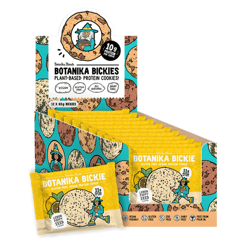 BOTANIKA BLENDS Botanika Bickie - Protein Cookie Lemon Poppyseed 60g 12PK