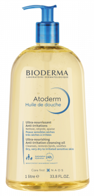 Bioderma Atoderm Huile de douche 1L
