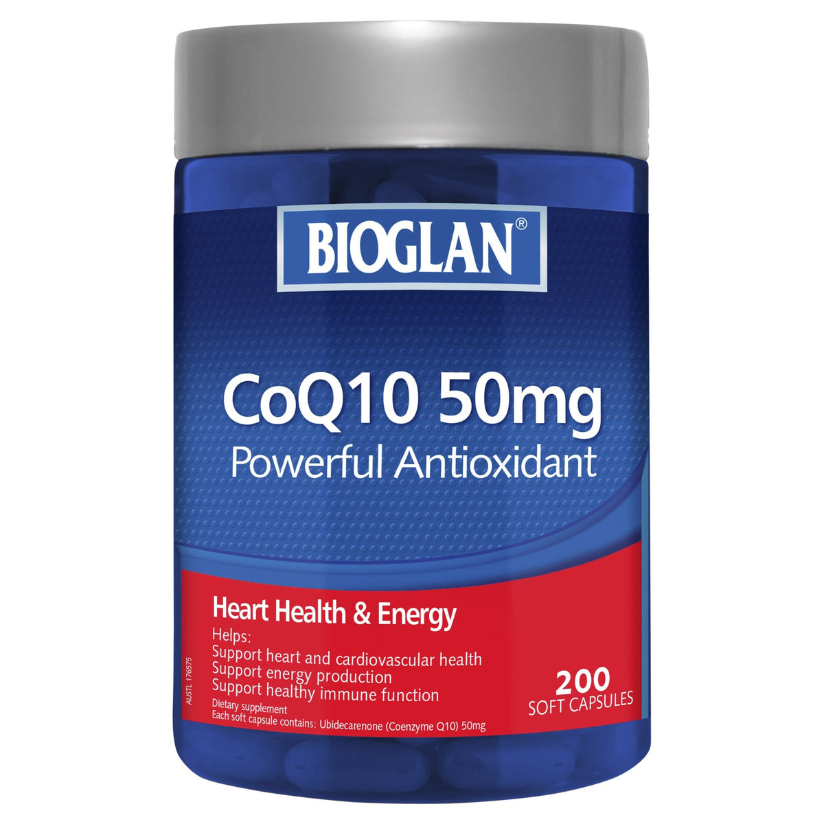 Bioglan CoQ10 50mg 200 Capsules