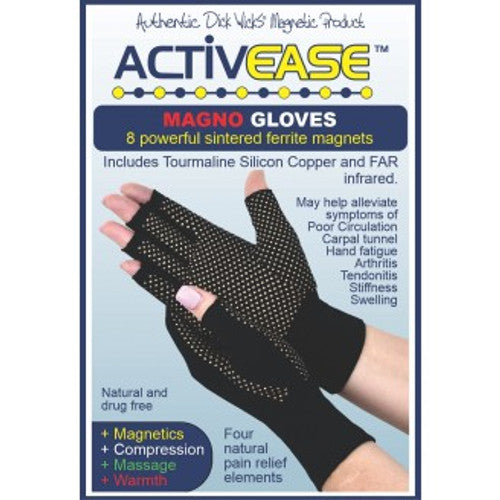 Body Assist Activease Magno Gloves Black Extra Large