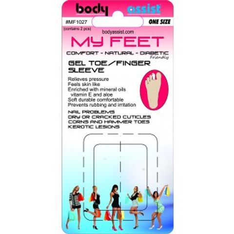 Body Assist My Feet Gel Toe & Finger Sleeve