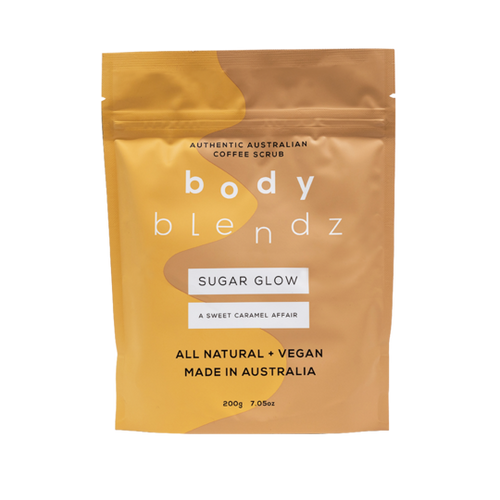 BodyBlendz Sugar Glow Coffee Scrub 200g