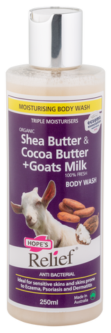 Hopes Relief Goats Milk Body Wash 250mL