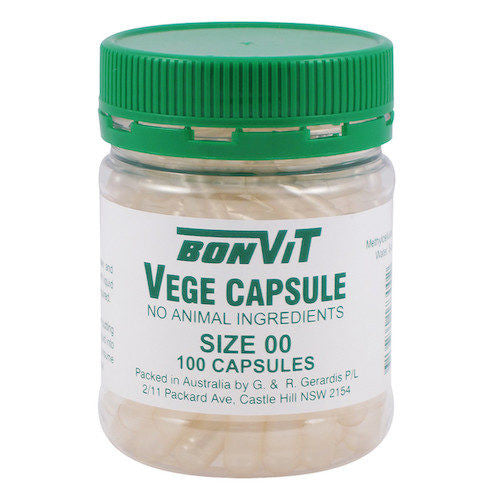 Bonvit Vege Capsule Size 00 100 Capsules