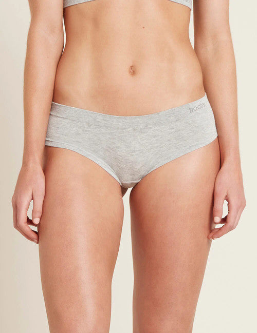 Boody Brazilian Bikini Light Grey Marl - Extra Large