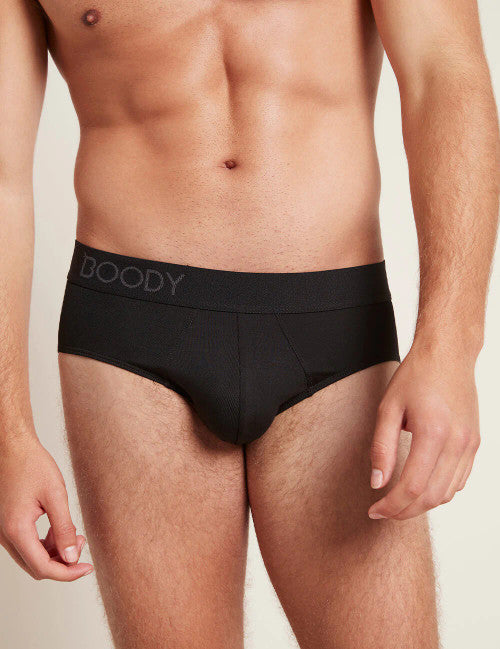 Boody Mens Everyday Briefs Black - Medium