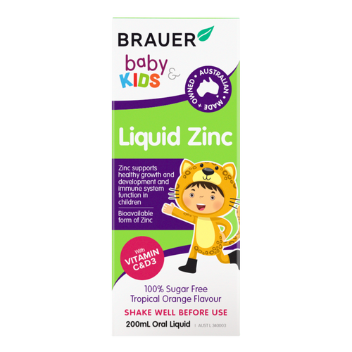 Brauer Baby & Kids Liquid Zinc 200ml