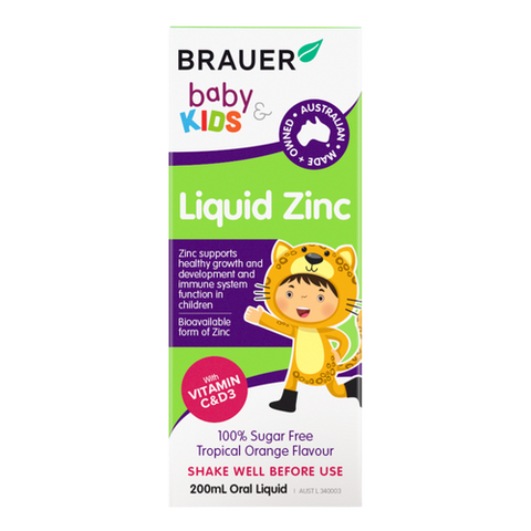 Brauer Baby & Kids Liquid Zinc 200ml