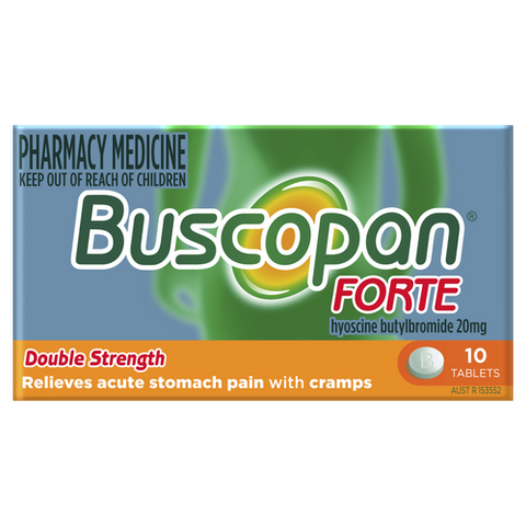 Buscopan Forte 20mg 10 Tablets