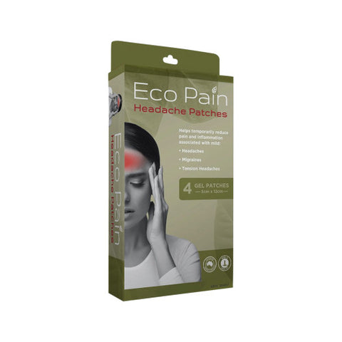 Byron Naturals Eco Pain Headache Patches 4 Pack