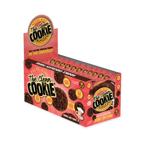MACRO MIKE The Clean Cookie Double Choc Fudge 60g 12PK