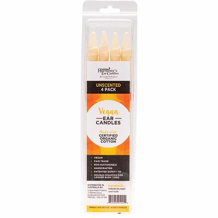 Harmony 's EAR CANDLES Vegan Ear Candles Unscented 4