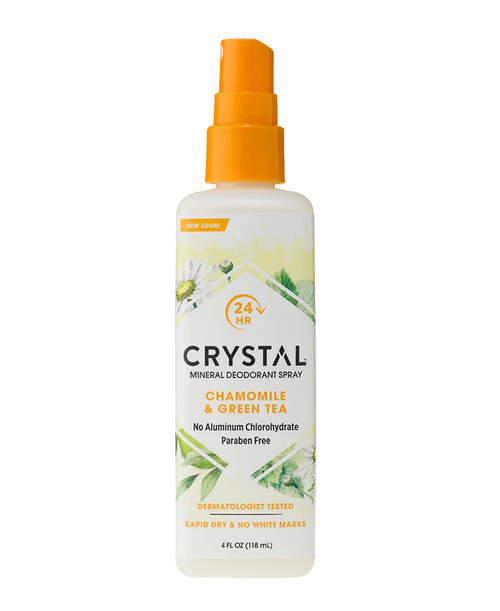 CRYSTAL Mineral Deodorant Spray Chamomile & Green Tea 118ml