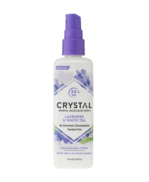 CRYSTAL Mineral Deodorant Spray Lavender & White Tea 118ml