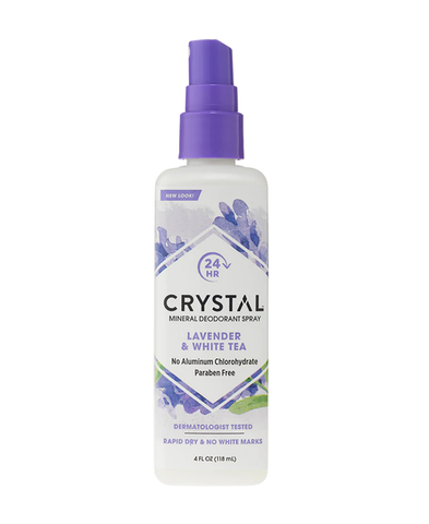 CRYSTAL Mineral Deodorant Spray Lavender & White Tea 118ml