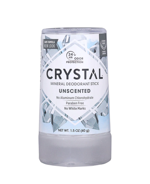 CRYSTAL Mineral Deodorant Travel Stick Unscented 40g
