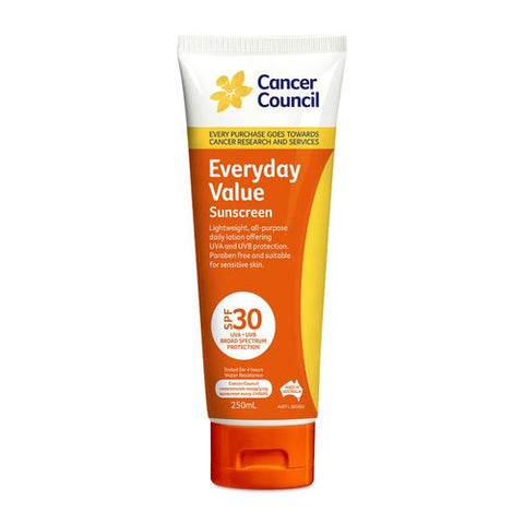 Cancer Council Everyday Sunscreen SPF30+ 250ml
