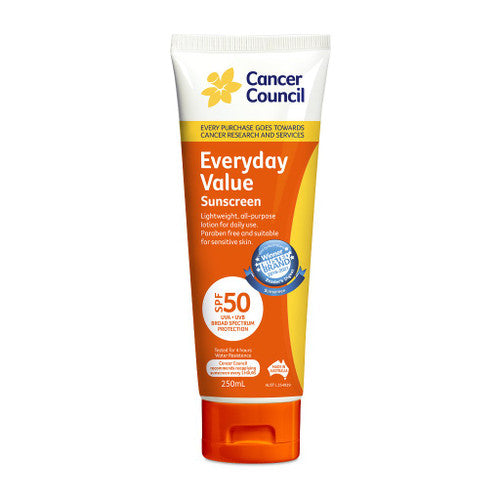 Cancer Council Everyday Value Sunscreen SPF50+ 250ml