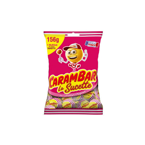 Carambar Caramel Lollipops 156g