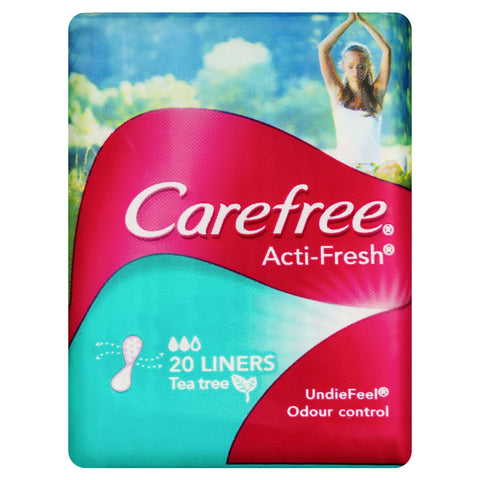 Carefree Liner Acti-Fresh Tea Tree 20 Pack
