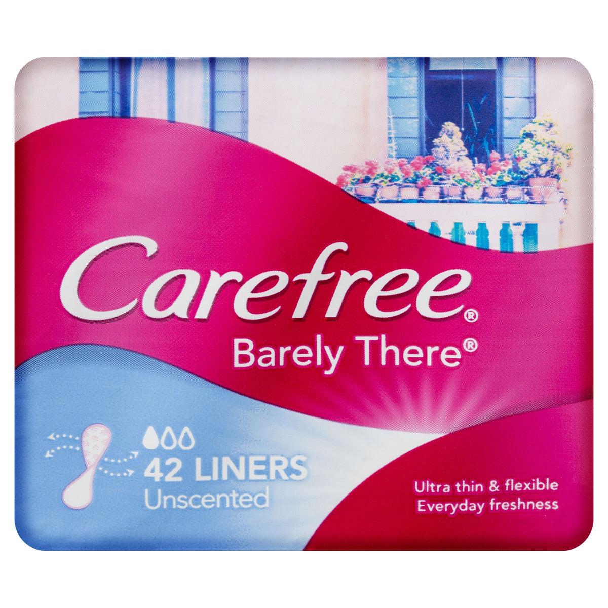 Carefree Liner Barely There 42 Pack