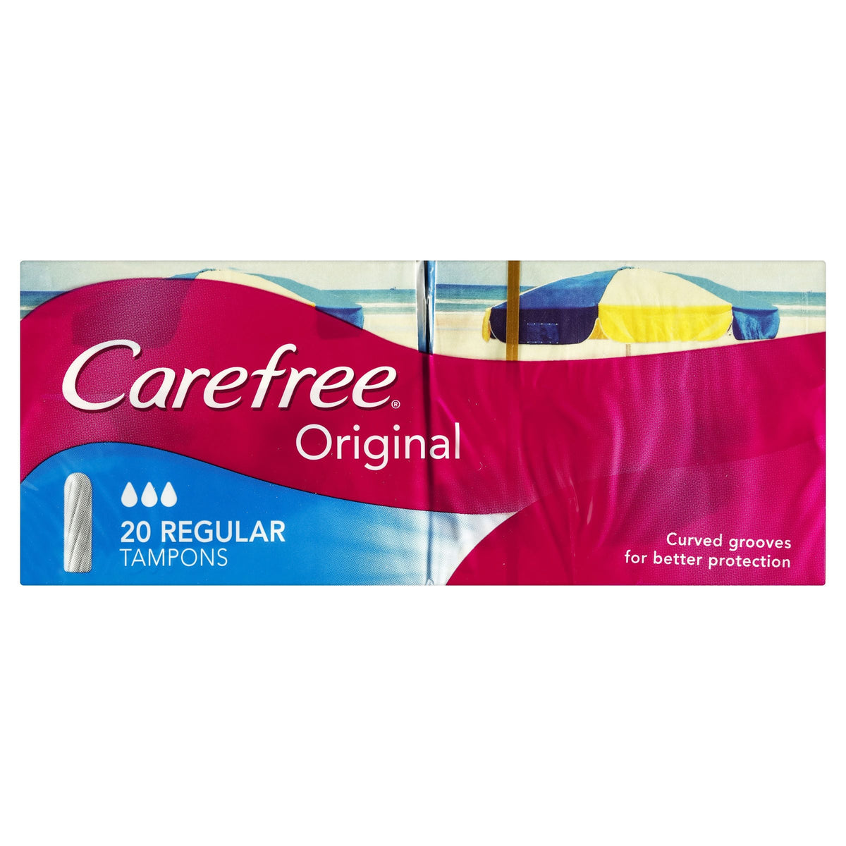 Carefree Original Tampons Regular 20 Pack