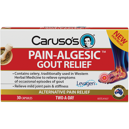 Caruso's Pain-Algesic Gout Relief 30 Capsules