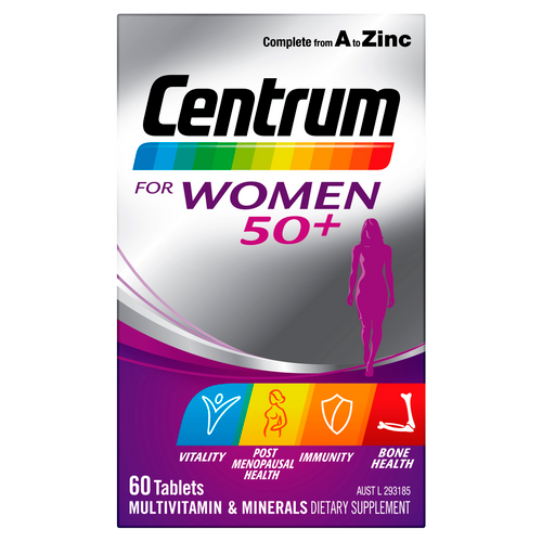 Centrum For Women 50+ 60 Tablets