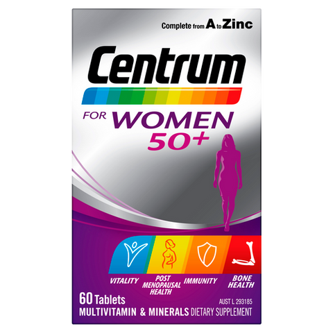 Centrum For Women 50+ 60 Tablets