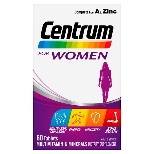 Centrum For Women 60 Tablets