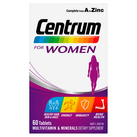 Centrum For Women 60 Tablets