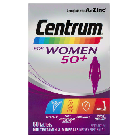 Centrum For Women 50+ 60 Tablets