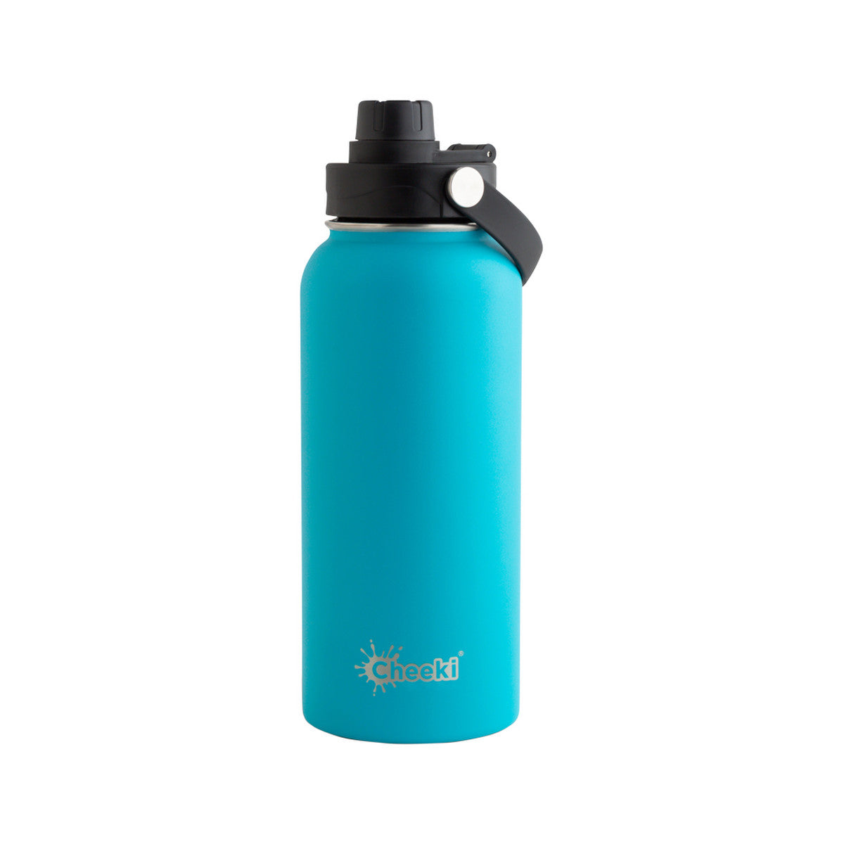 CHEEKI Stainless Steel Bottle - Adventure Insulated - Aqua 1L