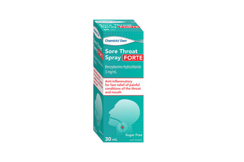 Chemists' Own Sore Throat Spray 30ml