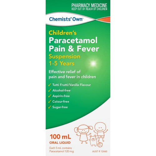 Chemists' Own Children's Paracetamol 1-5 Years 100ml (S2)