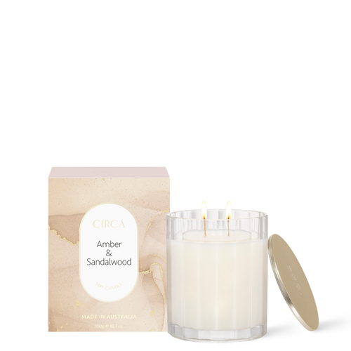 Circa Home Amber & Sandalwood Soy Candle 350g
