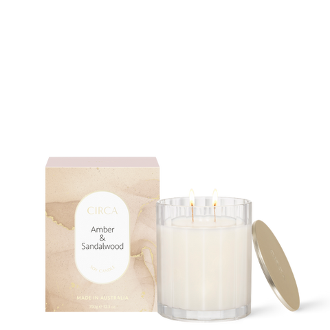 Circa Home Amber & Sandalwood Soy Candle 350g