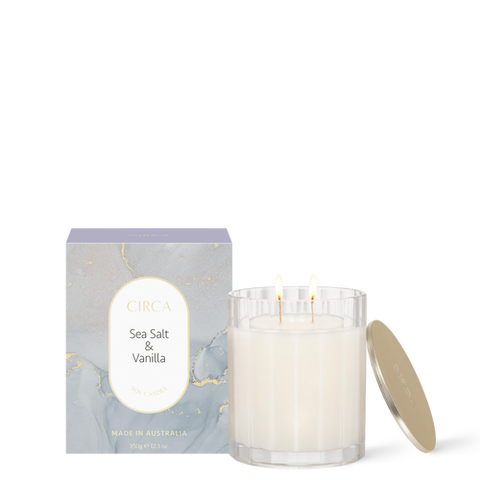 Circa Home Sea Salt & Vanilla Soy Candle 350g
