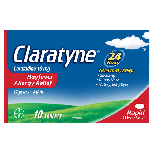 Claratyne 10mg 10 Tablets