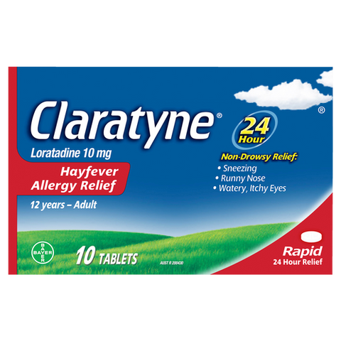 Claratyne 10mg 10 Tablets