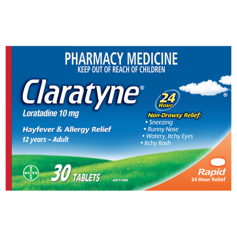 Claratyne 10mg 30 Tablets