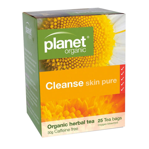 PLANET ORGANIC Herbal Tea Bags Cleanse (Skin Pure) 25