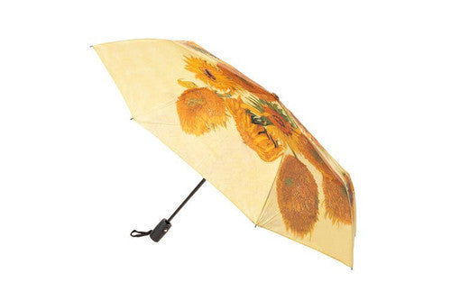 Clifton Women's Folding 100cm Auto Open Umbrella Sunflower