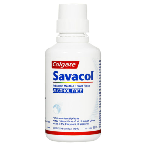Colgate Savacol Healthy Gums Alcohol Free Antiseptic Mouthwash 300g
