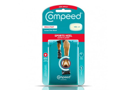 Compeed Sports Heel Blister Plasters 5 Pack