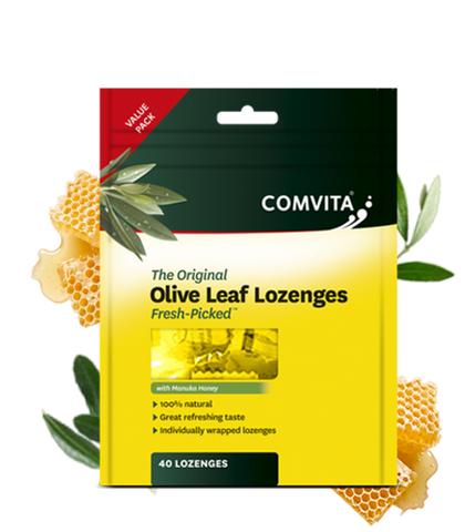 Comvita Olive Leaf Lozenges with Manuka Honey 40 Lozenges