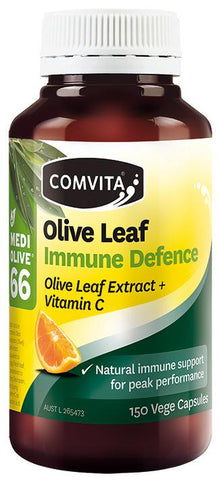 Comvita Olive Leaf Immune Defence + Vitamin C 150 Capsules