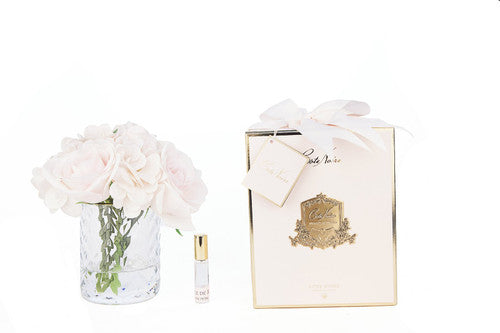 Cote Noire Herringbone Flower - Clear Vase (3 options)